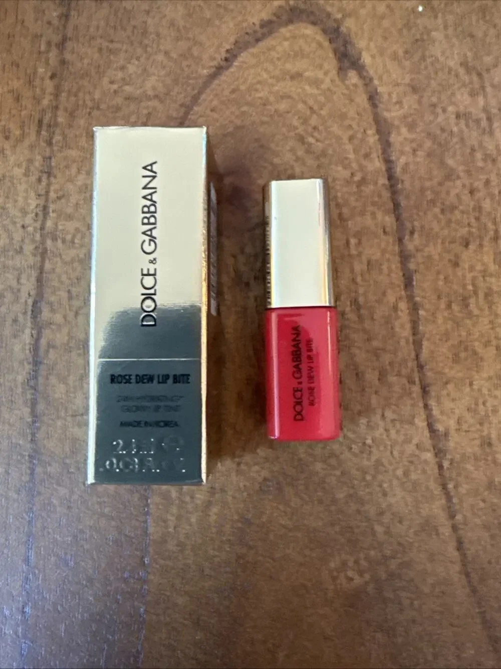 Dolce Gabbana Rose Dew Lip Bite Sample Mini 2.4ml Flirty Red